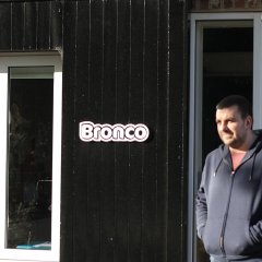 Steve walking out of the office