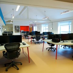 Bronco HQ desks