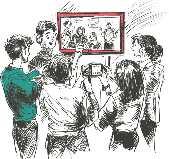 Group Filming Sketch