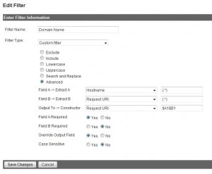 Advanced Filter for Sub Domains