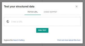 Google's Structured Data Testing Tool