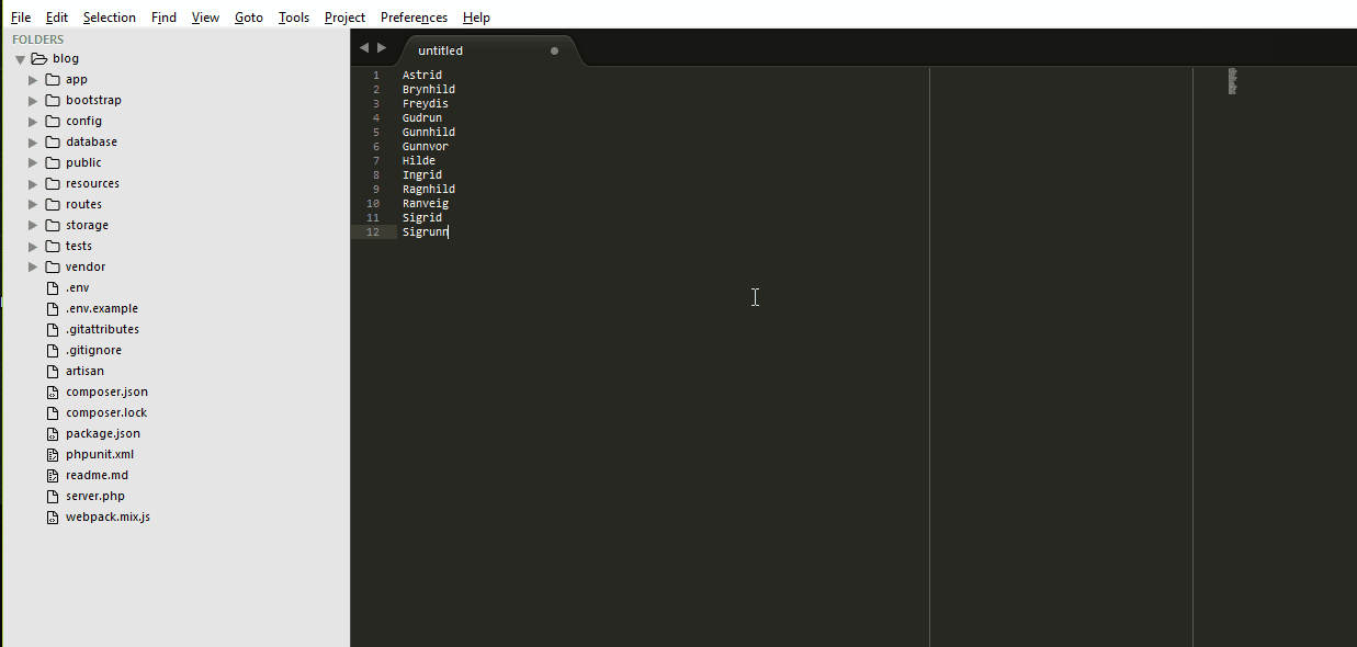 Making an Array from a List